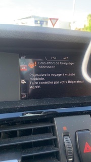 Gros effort de braquage